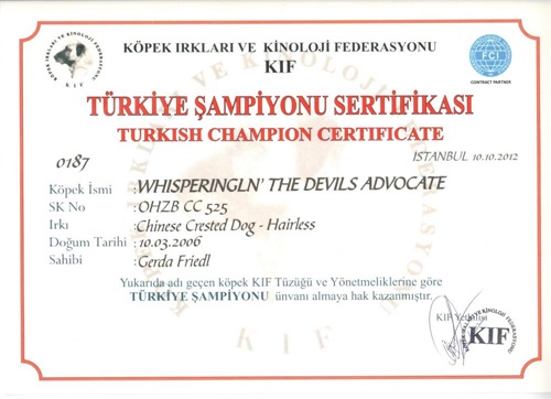 July 20, 2012 Champion Turkey