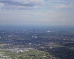 Landing in Toronto